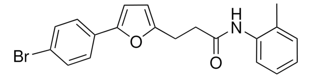 3-(5-(4-BROMOPHENYL)-2-FURYL)-N-(2-METHYLPHENYL)PROPANAMIDE AldrichCPR