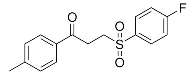 3-((4-FLUOROPHENYL)SULFONYL)-1-(4-METHYLPHENYL)-1-PROPANONE AldrichCPR