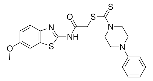 2-[(6-METHOXY-1,3-BENZOTHIAZOL-2-YL)AMINO]-2-OXOETHYL 4-PHENYL-1-PIPERAZINECARBODITHIOATE AldrichCPR