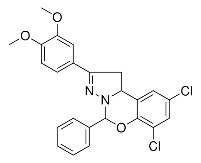 6,8-DI-CL-2(3,4-DI-MEO-PH)4-PH-1,9B-2H-5-OXA-3,3A-DIAZA-CYCLOPENTA(A)NAPHTHALENE AldrichCPR