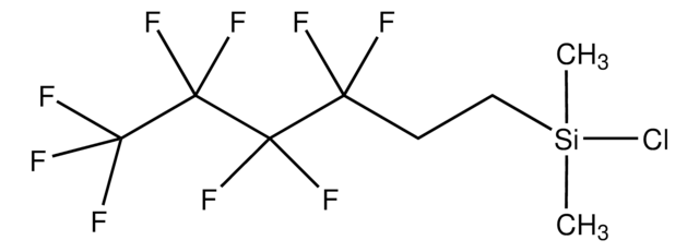 Chloro-dimethyl(3,3,4,4,5,5,6,6,6-nonafluorohexyl)silane purum, &#8805;97.0% (GC)