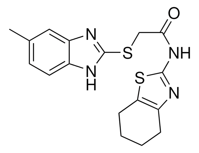 2-[(5-METHYL-1H-BENZIMIDAZOL-2-YL)SULFANYL]-N-(4,5,6,7-TETRAHYDRO-1,3-BENZOTHIAZOL-2-YL)ACETAMIDE AldrichCPR