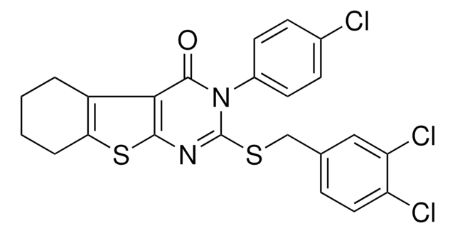 3-(4-CHLOROPHENYL)-2-[(3,4-DICHLOROBENZYL)SULFANYL]-5,6,7,8-TETRAHYDRO[1]BENZOTHIENO[2,3-D]PYRIMIDIN-4(3H)-ONE AldrichCPR