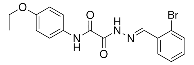 2-(2-(2-BROMOBENZYLIDENE)HYDRAZINO)-N-(4-ETHOXYPHENYL)-2-OXOACETAMIDE AldrichCPR