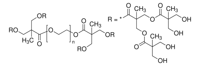 Poly(ethylene glycol), 16 hydroxyl dendron, generation 3 average Mn 8,000