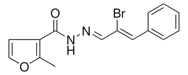 2-METHYL-FURAN-3-CARBOXYLIC ACID (2-BROMO-3-PHENYL-ALLYLIDENE)-HYDRAZIDE AldrichCPR