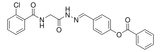 4-((2-(2-((2-CHLOROBENZOYL)AMINO)ACETYL)HYDRAZONO)METHYL)PHENYL BENZOATE AldrichCPR