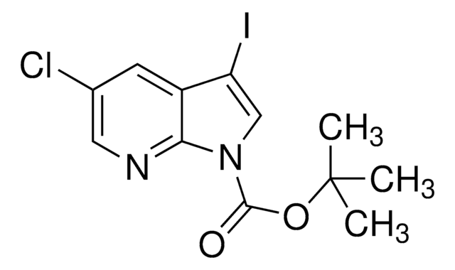 5-Chloro-3-iodo-pyrrolo[2,3-b]pyridine-1-carboxylic acid tert-butyl ester AldrichCPR