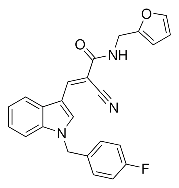 (E)-2-CYANO-3-[1-(4-FLUORO-BENZYL)-1H-INDOL-3-YL]-N-FURAN-2-YLMETHYL-ACRYLAMIDE AldrichCPR