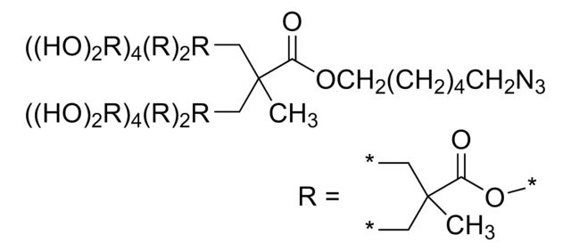 Polyester bis-MPA dendron, 16 hydroxyl, 1 azide generation 4, 95%