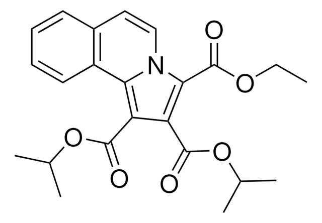 3-ETHYL 1,2-DIISOPROPYL PYRROLO(2,1-A)ISOQUINOLINE-1,2,3-TRICARBOXYLATE AldrichCPR