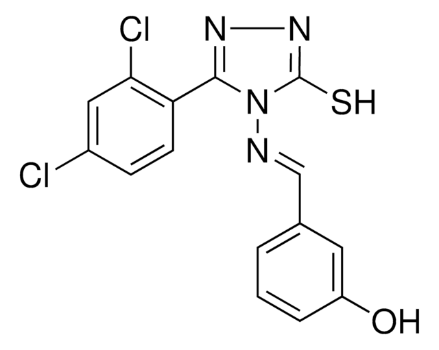 3-(((3-(2,4-DICHLOROPHENYL)-5-MERCAPTO-4H-1,2,4-TRIAZOL-4-YL)IMINO)METHYL)PHENOL AldrichCPR