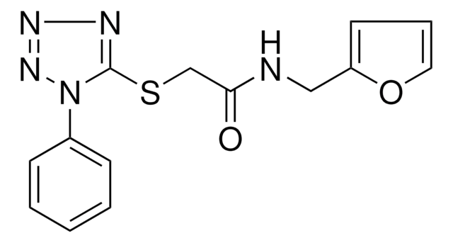 N-(2-FURYLMETHYL)-2-((1-PHENYL-1H-TETRAAZOL-5-YL)THIO)ACETAMIDE AldrichCPR