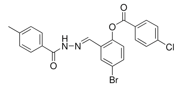 4-BROMO-2-(2-(4-METHYLBENZOYL)CARBOHYDRAZONOYL)PHENYL 4-CHLOROBENZOATE AldrichCPR