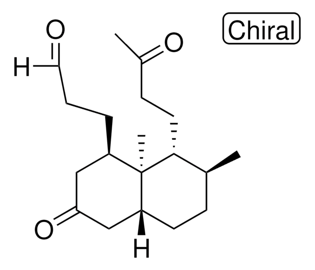 3-[(1R,4AR,7S,8R,8AS)-7,8A-DIMETHYL-3-OXO-8-(3-OXOBUTYL)DECAHYDRO-1-NAPHTHALENYL]PROPANAL AldrichCPR