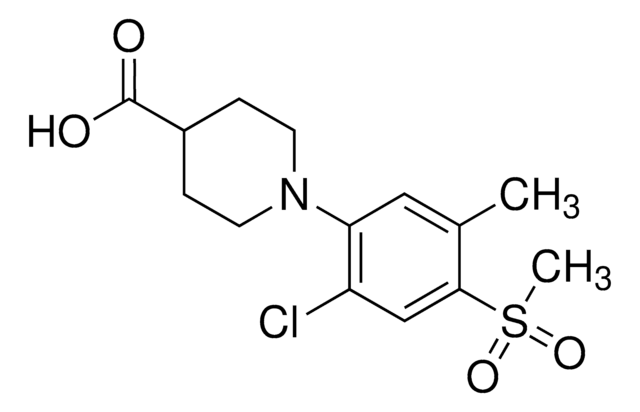 1-[2-Chloro-5-methyl-4-(methylsulfonyl)phenyl]-4-piperidinecarboxylic acid AldrichCPR