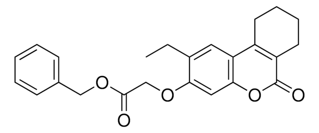 BENZYL ((2-ETHYL-6-OXO-7,8,9,10-TETRAHYDRO-6H-BENZO(C)CHROMEN-3-YL)OXY)ACETATE AldrichCPR