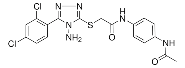 N-[4-(ACETYLAMINO)PHENYL]-2-{[4-AMINO-5-(2,4-DICHLOROPHENYL)-4H-1,2,4-TRIAZOL-3-YL]SULFANYL}ACETAMIDE AldrichCPR