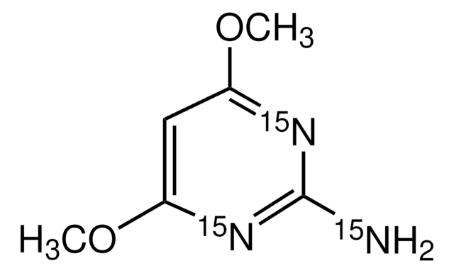 2-Amino-15N-4,6-dimethoxypyrimidine-15N2 99 atom % 15N, 97% (CP)