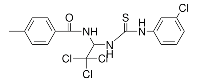 4-METHYL-N-(2,2,2-TRICHLORO-1-(3-(3-CHLORO-PHENYL)-THIOUREIDO)-ETHYL)-BENZAMIDE AldrichCPR