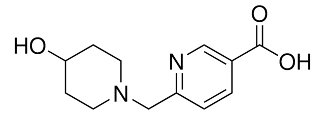 6-((4-Hydroxypiperidin-1-yl)methyl)nicotinic acid AldrichCPR