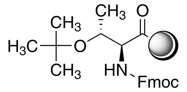 Fmoc-Thr(tBu)-Wang resin extent of labeling: 0.4-1.0&#160;mmol/g loading