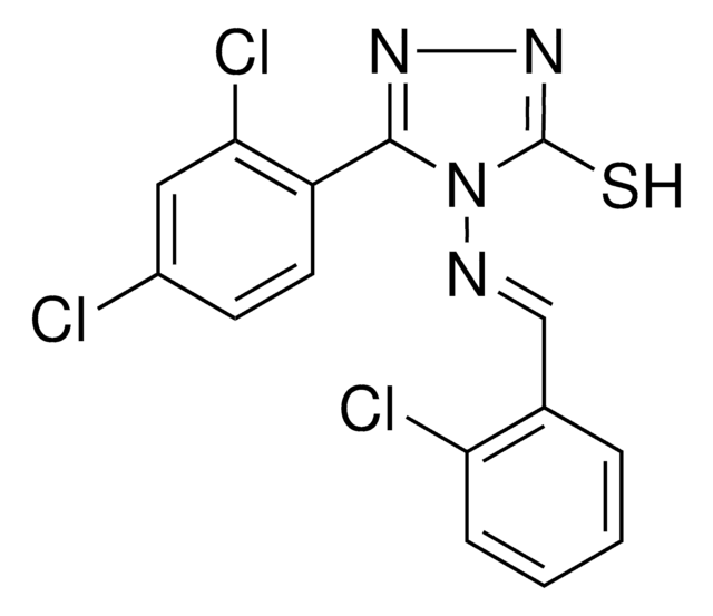 4-((2-CHLOROBENZYLIDENE)AMINO)-5-(2,4-DICHLOROPHENYL)-4H-1,2,4-TRIAZOLE-3-THIOL AldrichCPR