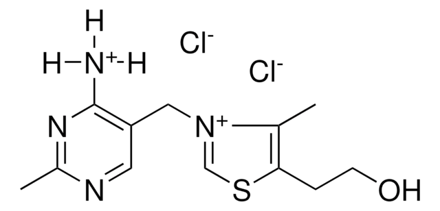 3-((4-AMMONIO-2-ME-5-PYRIMIDINYL)ME)5-(2-HO-ET)4-ME-1,3-THIAZOL-3-IUM DICHLORIDE AldrichCPR