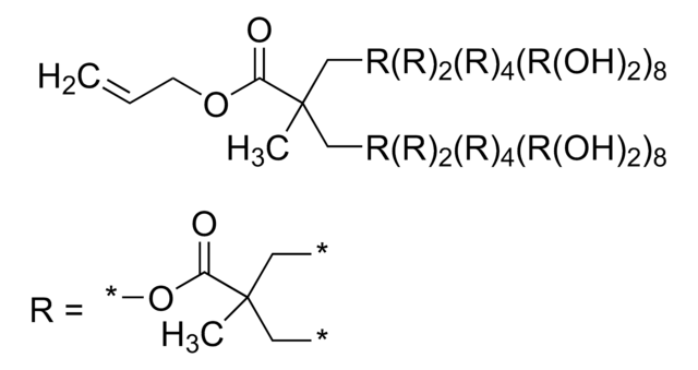 Polyester bis-MPA dendron, 32 hydroxyl, 1 allyl generation 5, 95%