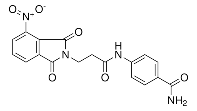 4-((3-(4-NITRO-1,3-DIOXO-1,3-DIHYDRO-2H-ISOINDOL-2-YL)PROPANOYL)AMINO)BENZAMIDE AldrichCPR