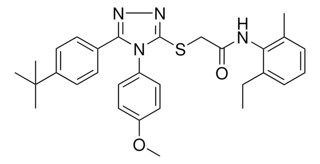 2-{[5-(4-TERT-BUTYLPHENYL)-4-(4-METHOXYPHENYL)-4H-1,2,4-TRIAZOL-3-YL]SULFANYL}-N-(2-ETHYL-6-METHYLPHENYL)ACETAMIDE AldrichCPR