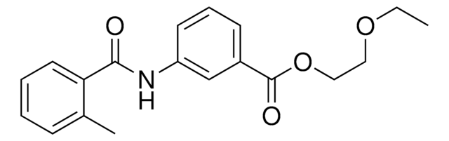 2-ETHOXYETHYL 3-((2-METHYLBENZOYL)AMINO)BENZOATE AldrichCPR