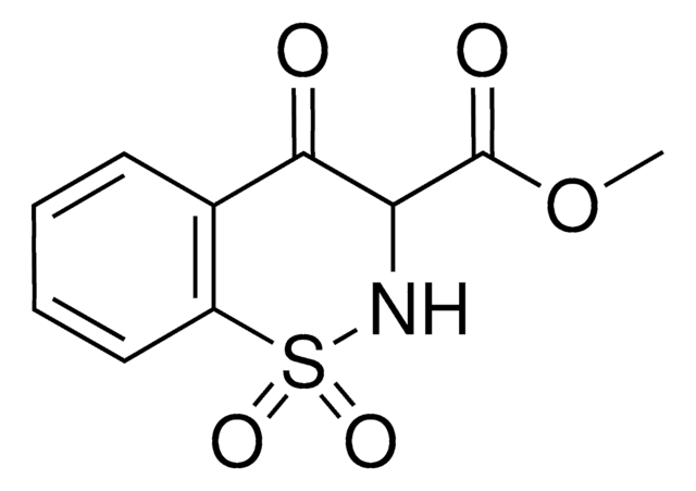 METHYL 4-OXO-3,4-DIHYDRO-2H-1,2-BENZOTHIAZINE-3-CARBOXYLATE 1,1-DIOXIDE AldrichCPR