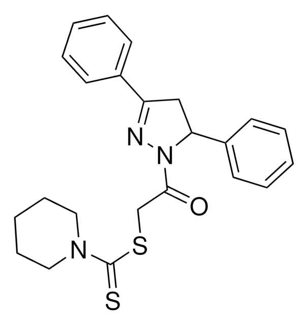 2-(3,5-DIPHENYL-4,5-DIHYDRO-1H-PYRAZOL-1-YL)-2-OXOETHYL 1-PIPERIDINECARBODITHIOATE AldrichCPR