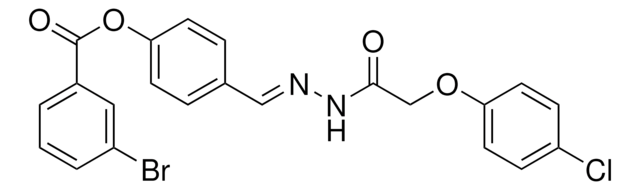 4-(2-((4-CHLOROPHENOXY)ACETYL)CARBOHYDRAZONOYL)PHENYL 3-BROMOBENZOATE AldrichCPR