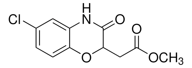 Methyl (6-chloro-2H-1,4-benzoxazin-3(4H)-one-2-yl) acetate 97%