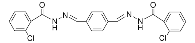 2-CHLORO-N'-[(E)-(4-{(E)-[(2-CHLOROBENZOYL)HYDRAZONO]METHYL}PHENYL)METHYLIDENE]BENZOHYDRAZIDE AldrichCPR