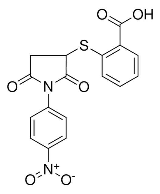 2-((1-(4-NITROPHENYL)-2,5-DIOXO-3-PYRROLIDINYL)THIO)BENZOIC ACID AldrichCPR