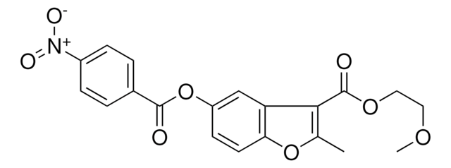 2-METHOXYETHYL 2-METHYL-5-((4-NITROBENZOYL)OXY)-1-BENZOFURAN-3-CARBOXYLATE AldrichCPR