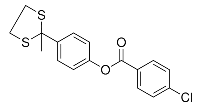 4-CHLORO-BENZOIC ACID 4-(2-METHYL-(1,3)DITHIOLAN-2-YL)-PHENYL ESTER AldrichCPR