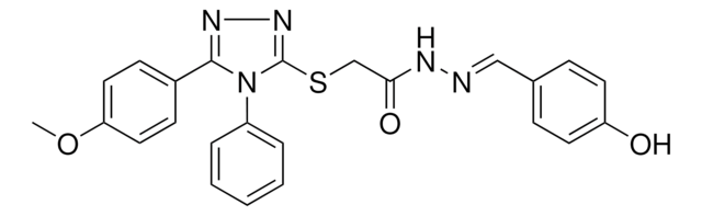 N'-[(E)-(4-HYDROXYPHENYL)METHYLIDENE]-2-{[5-(4-METHOXYPHENYL)-4-PHENYL ...