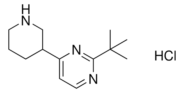 2-(tert-Butyl)-4-(piperidin-3-yl)pyrimidine hydrochloride AldrichCPR