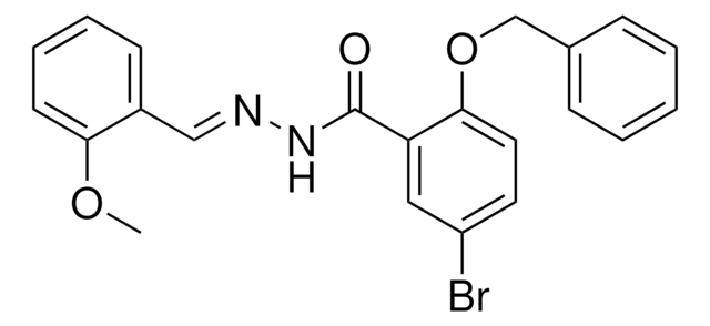 2-(BENZYLOXY)-5-BROMO-N'-(2-METHOXYBENZYLIDENE)BENZOHYDRAZIDE AldrichCPR