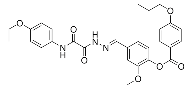 4-(2-((4-ETHOXYANILINO)(OXO)AC)CARBOHYDRAZONOYL)-2-MEO-PHENYL 4-PROPOXYBENZOATE AldrichCPR