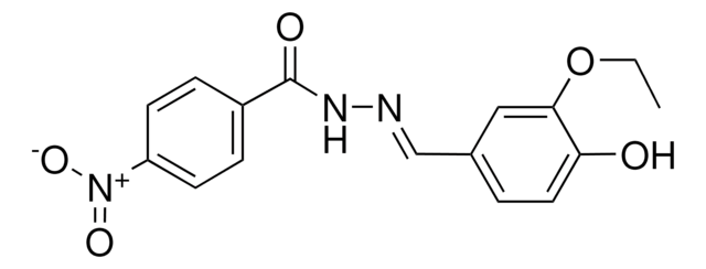 N'-(3-ETHOXY-4-HYDROXYBENZYLIDENE)-4-NITROBENZOHYDRAZIDE AldrichCPR