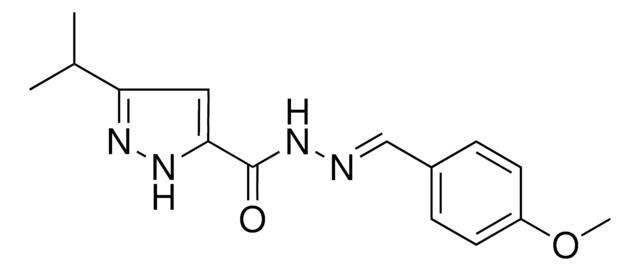 3-ISOPROPYL-N'-(4-METHOXYBENZYLIDENE)-1H-PYRAZOLE-5-CARBOHYDRAZIDE AldrichCPR