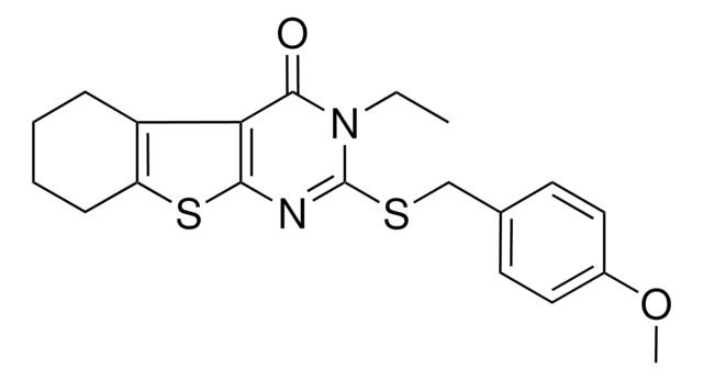 3-ETHYL-2-[(4-METHOXYBENZYL)SULFANYL]-5,6,7,8-TETRAHYDRO[1]BENZOTHIENO[2,3-D]PYRIMIDIN-4(3H)-ONE AldrichCPR