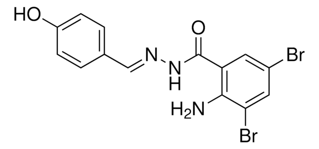 2-AMINO-3,5-DIBROMO-N'-(4-HYDROXYBENZYLIDENE)BENZOHYDRAZIDE AldrichCPR