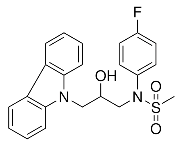 N-(3-(9H-CARBAZOL-9-YL)-2-HYDROXYPROPYL)-N-(4-FLUOROPHENYL)METHANESULFONAMIDE AldrichCPR