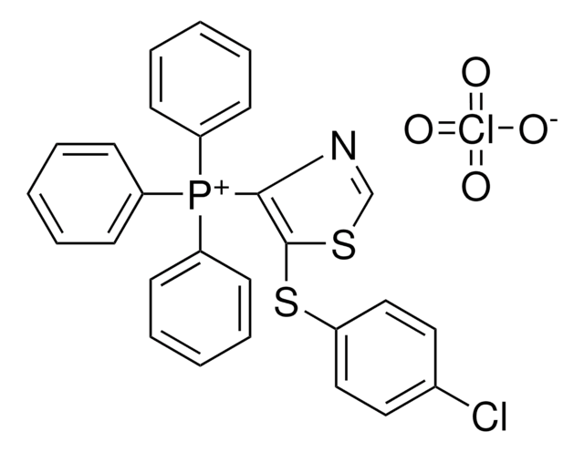 (5-((4-CHLOROPHENYL)THIO)-1,3-THIAZOL-4-YL)(TRIPHENYL)PHOSPHONIUM PERCHLORATE AldrichCPR